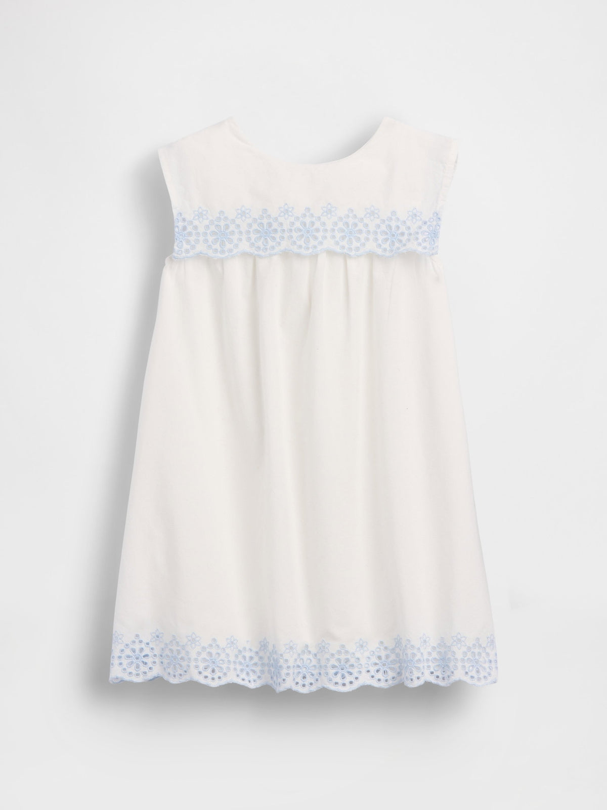 Beyaz Eyelet Sailor Elbise