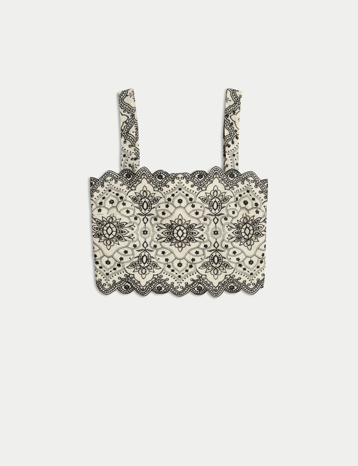 Pamuklu Slim Fit Crop Top
