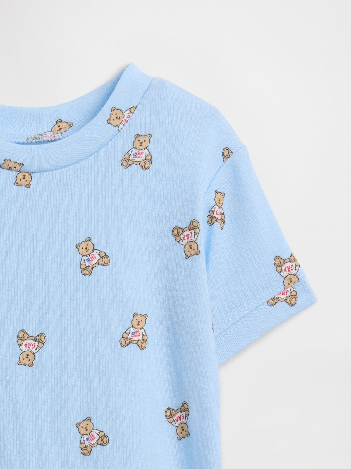 Açık Mavi Brannan Bear Desenli Pijama Seti
