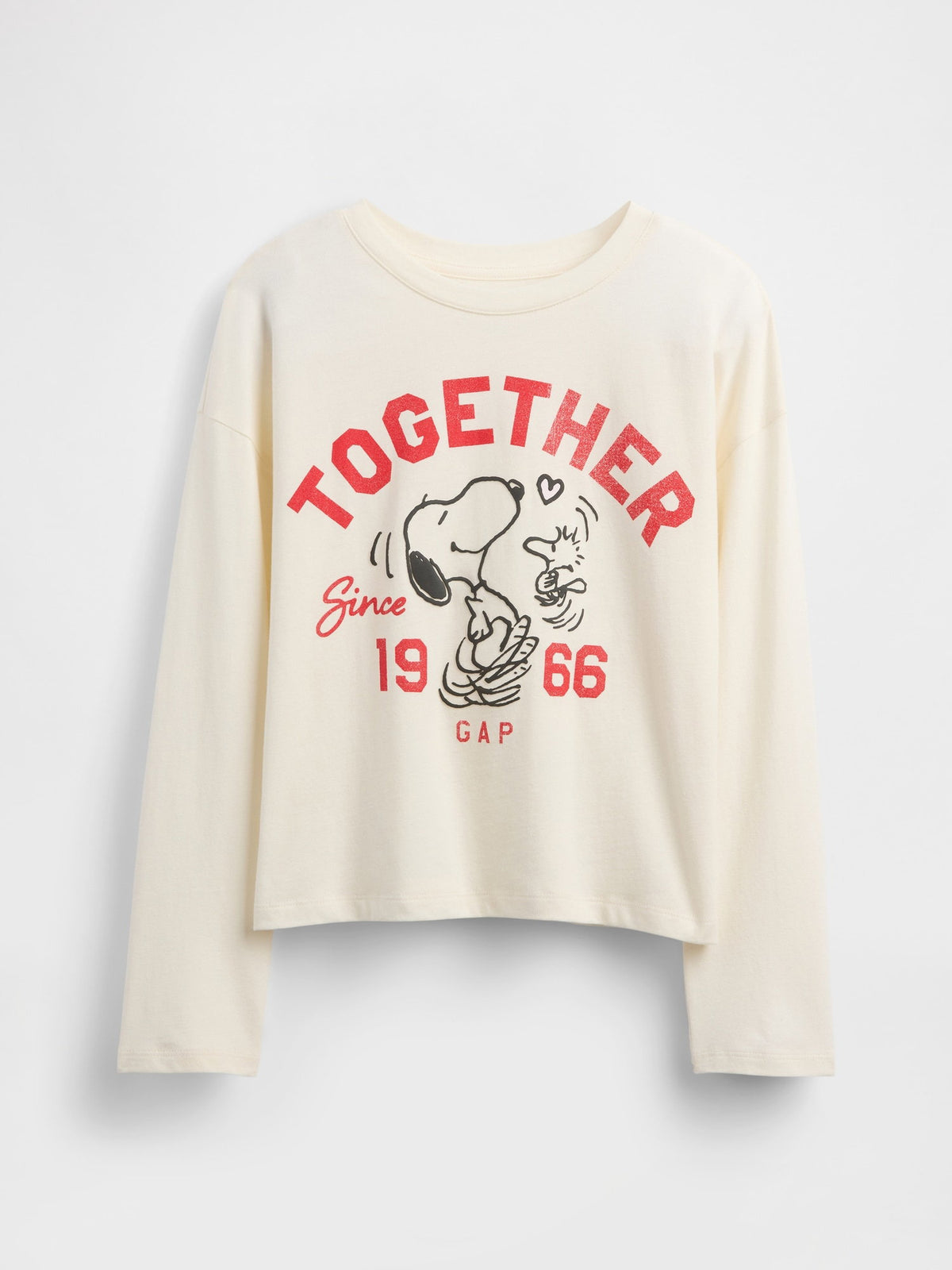 Kırık Beyaz Peanuts Grafik Baskılı T-shirt