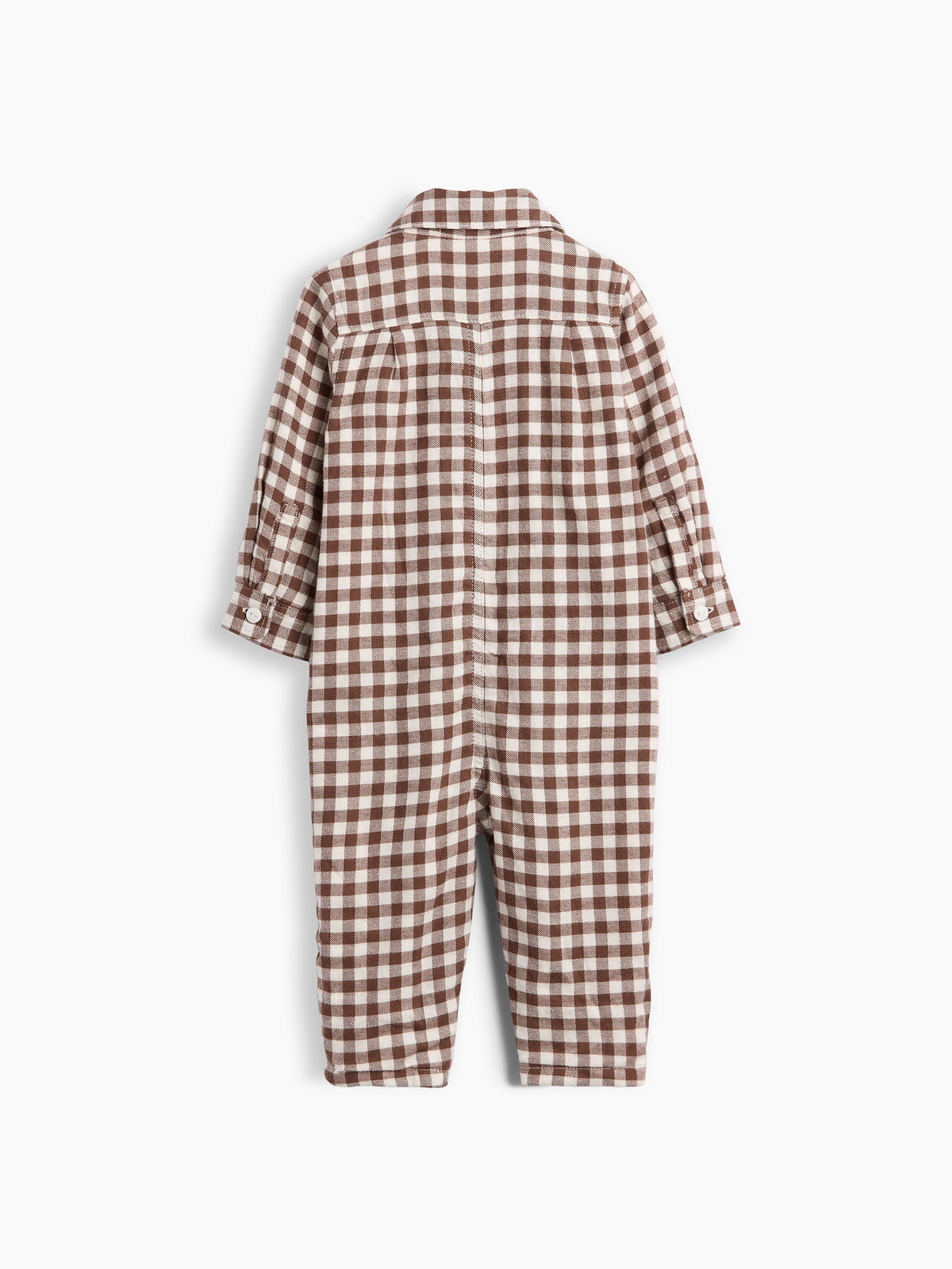Kahverengi Gingham Flannel Tulum