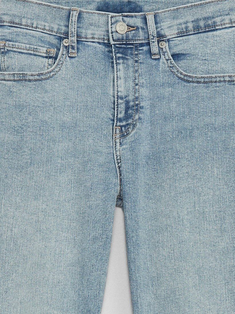 Açık Mavi Mid Rise Baby Boot Washwell™ Jean Pantolon