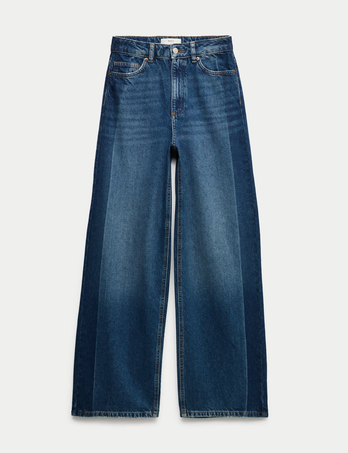 Pamuklu Wide Leg Pantolon