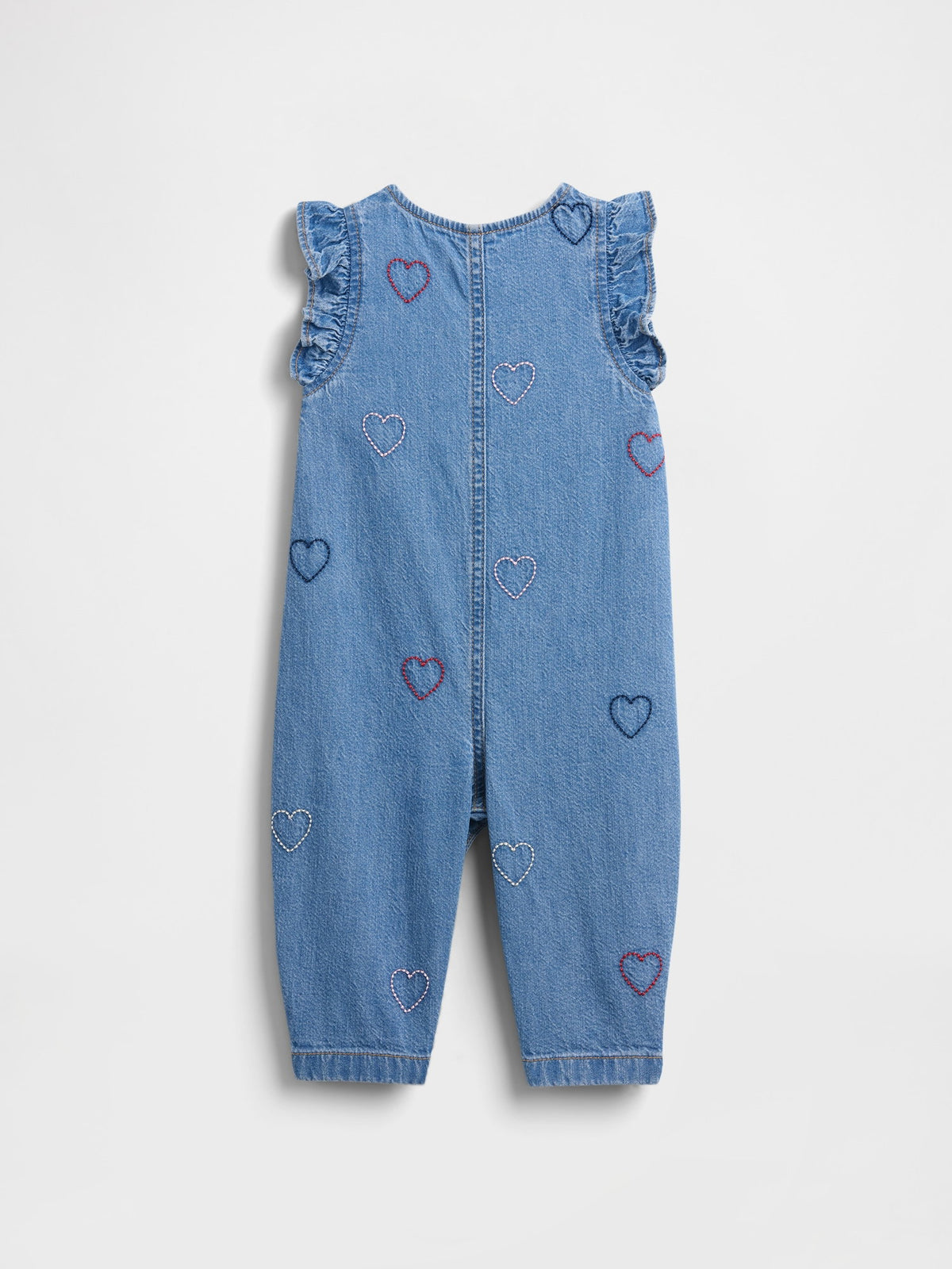 Mavi Denim Embroidered Heart Tulum