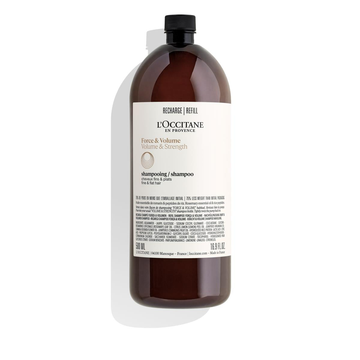 Refill - Shampoo 500ml - Volume & Strength