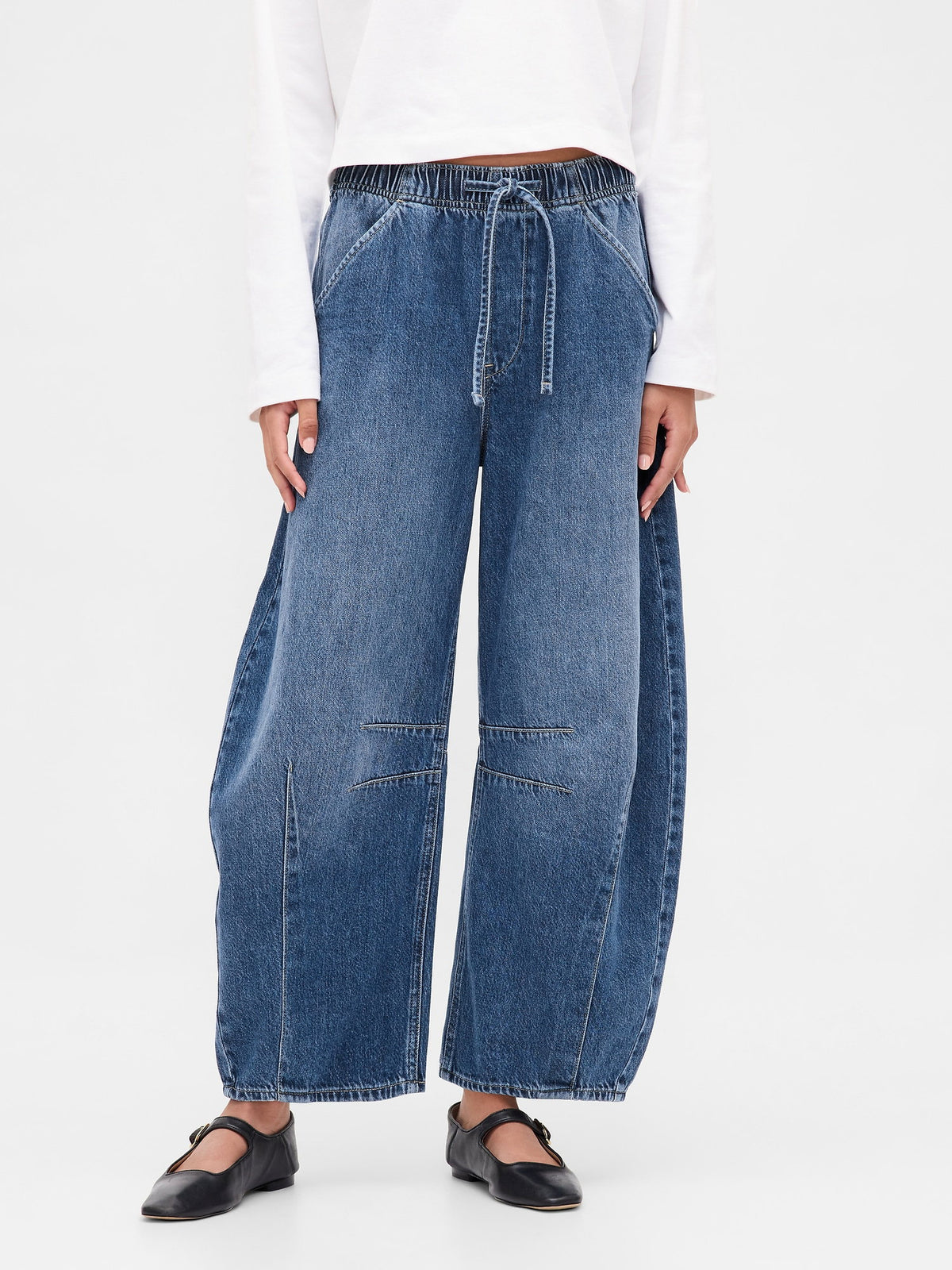 Mavi Mid Rise Ultrasoft Horseshoe Jean Pantolon