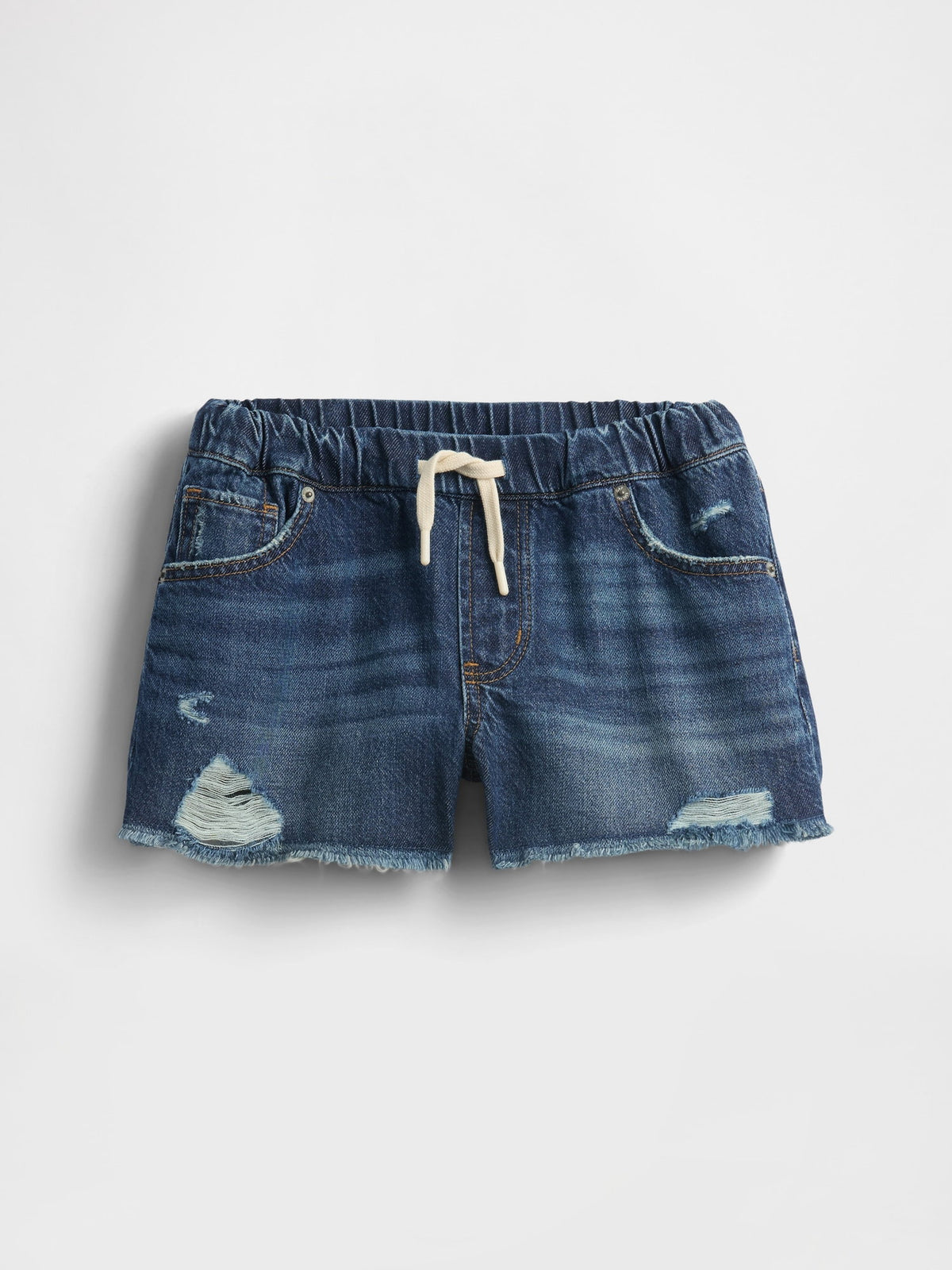 Lacivert Low Rise Ultrasoft Stride Relaxed Denim Şort