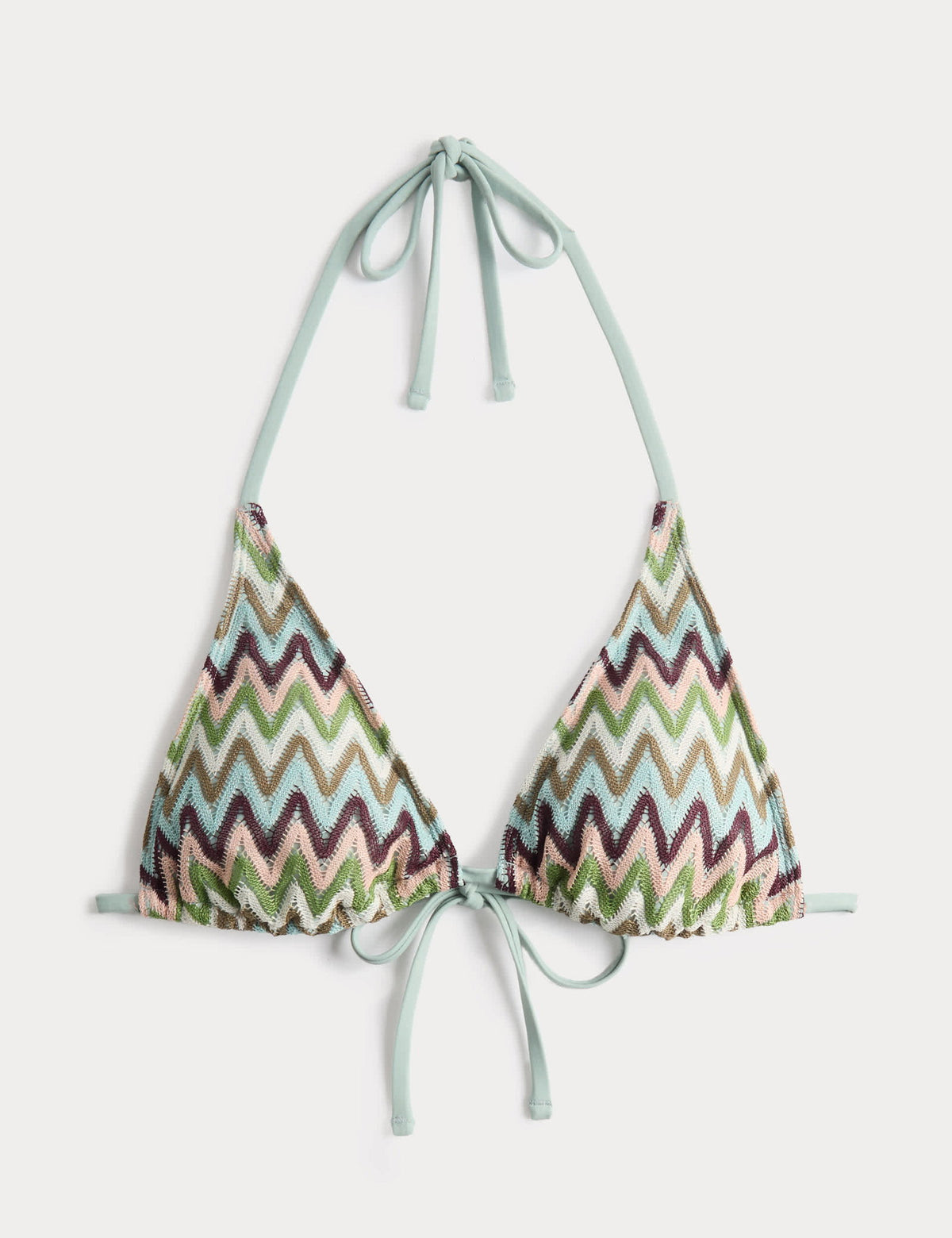 Dokulu Üçgen Bikini Üstü