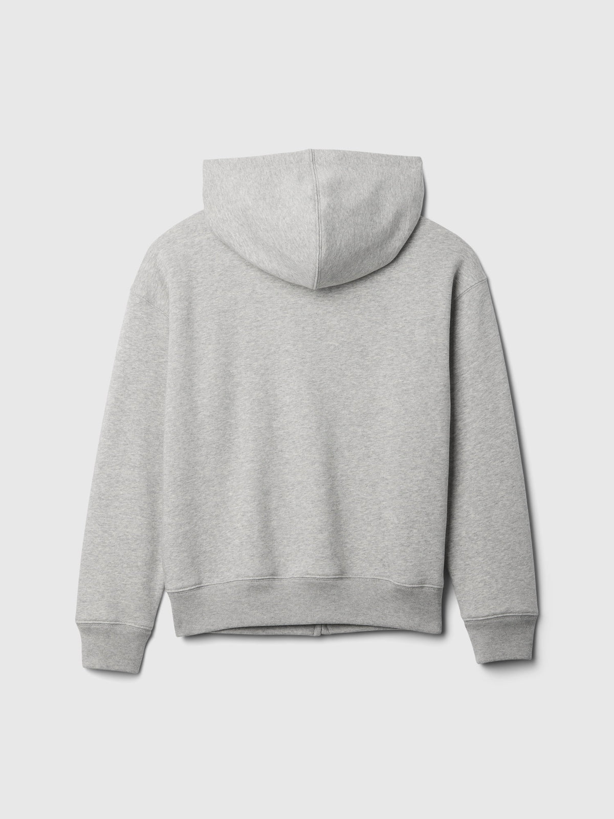 Gri Relaxed Gap Logo Fermuarlı Sweatshirt