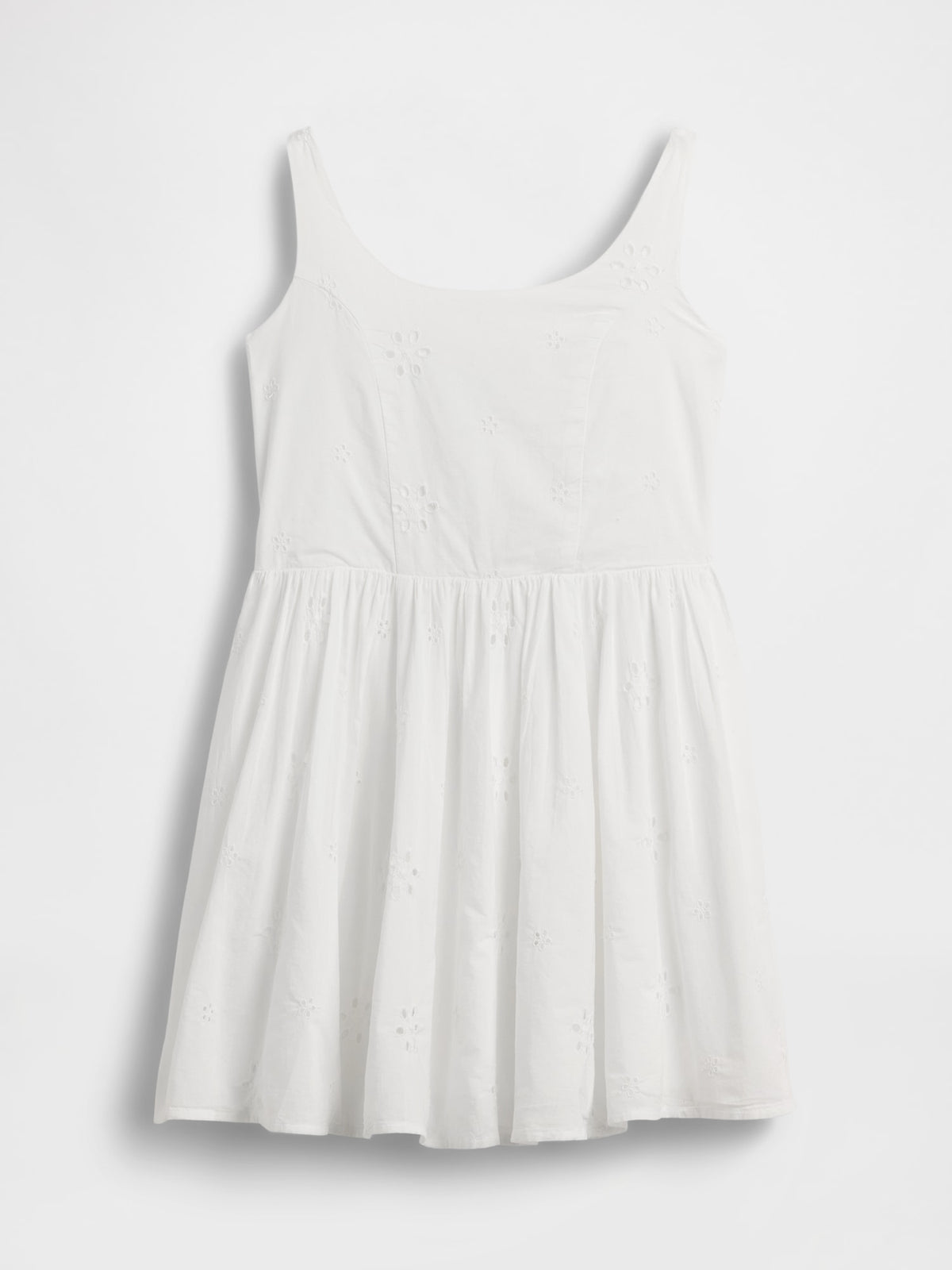 Beyaz Eyelet Elbise
