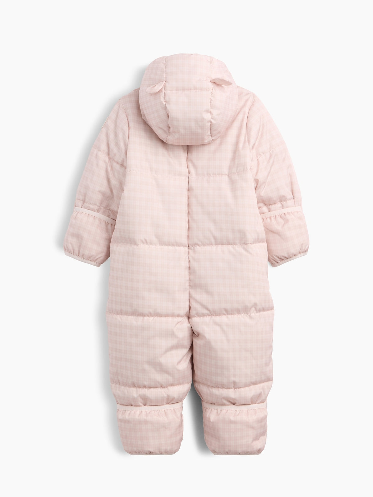 Açık Pembe Puffer Şişme Kışlık Tulum