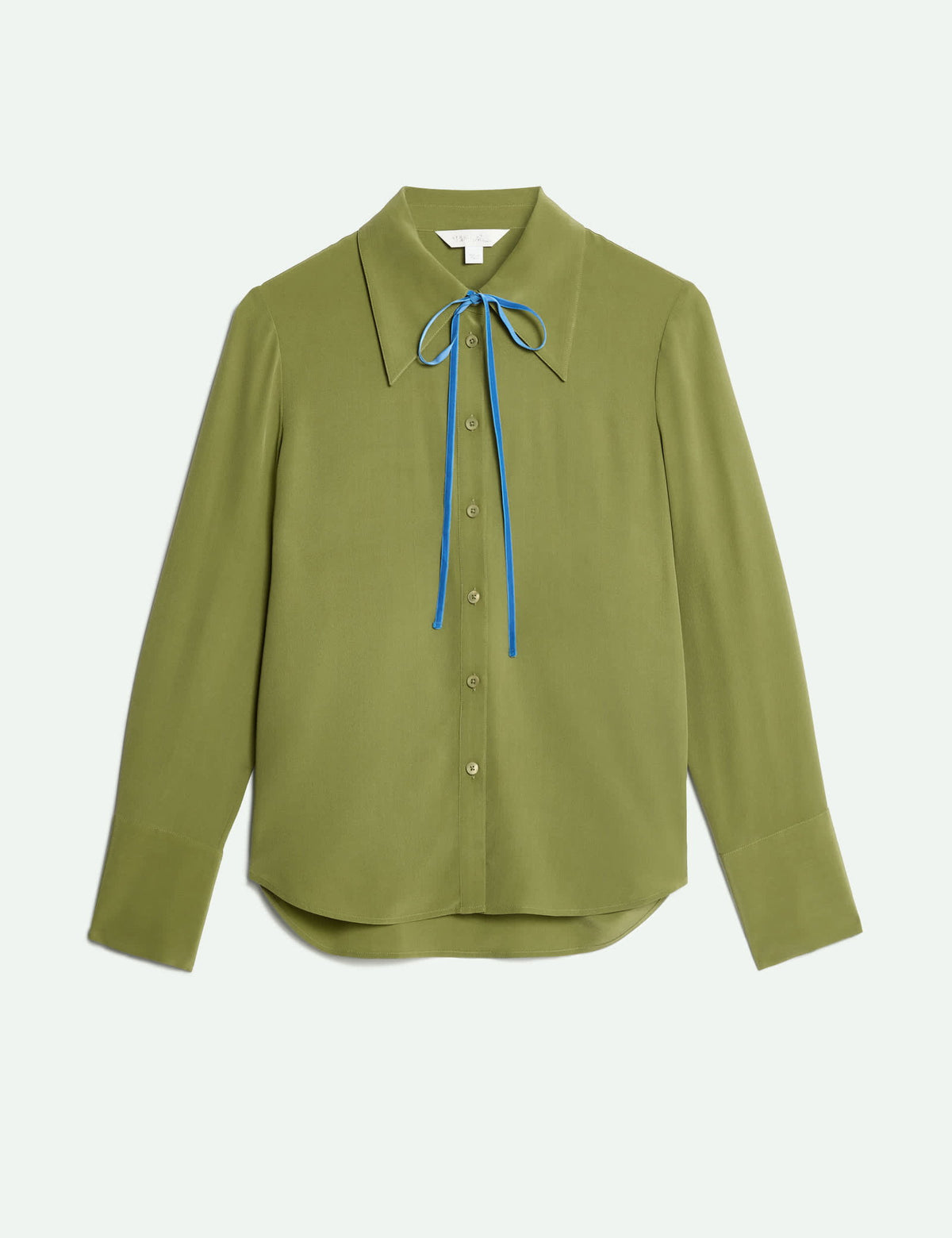 Ipek Saten Uzun Kollu Bluz