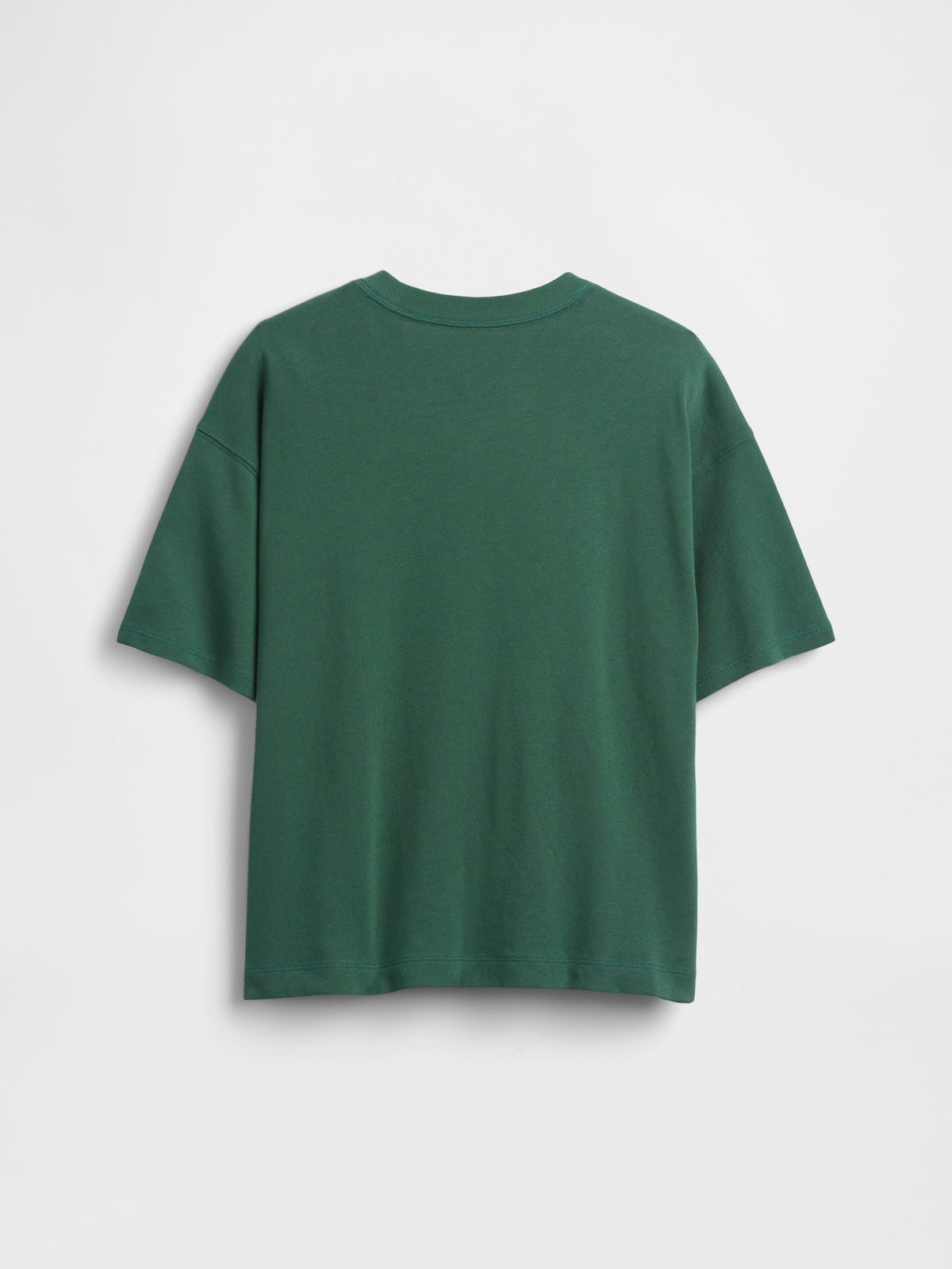 Yeşil Marvel Oversized Grafik Baskılı T-shirt