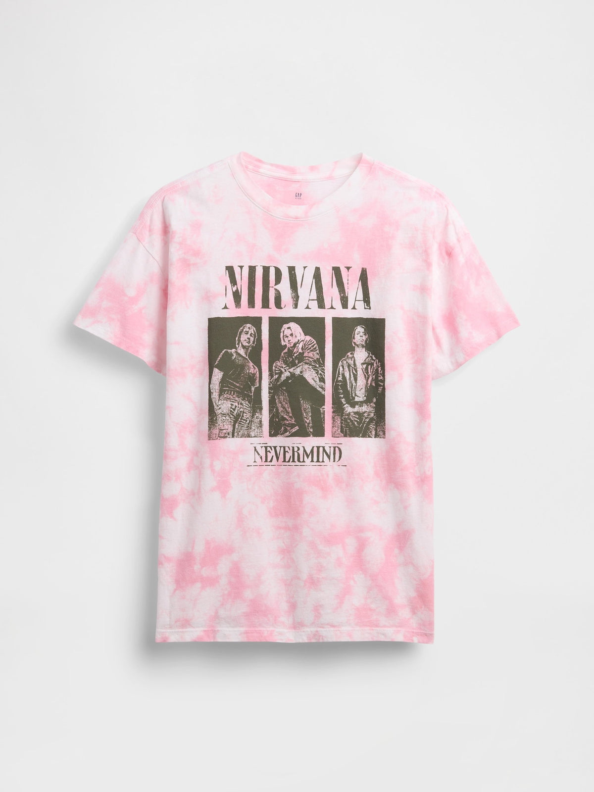 Açık Pembe Nirvana Oversized T-shirt