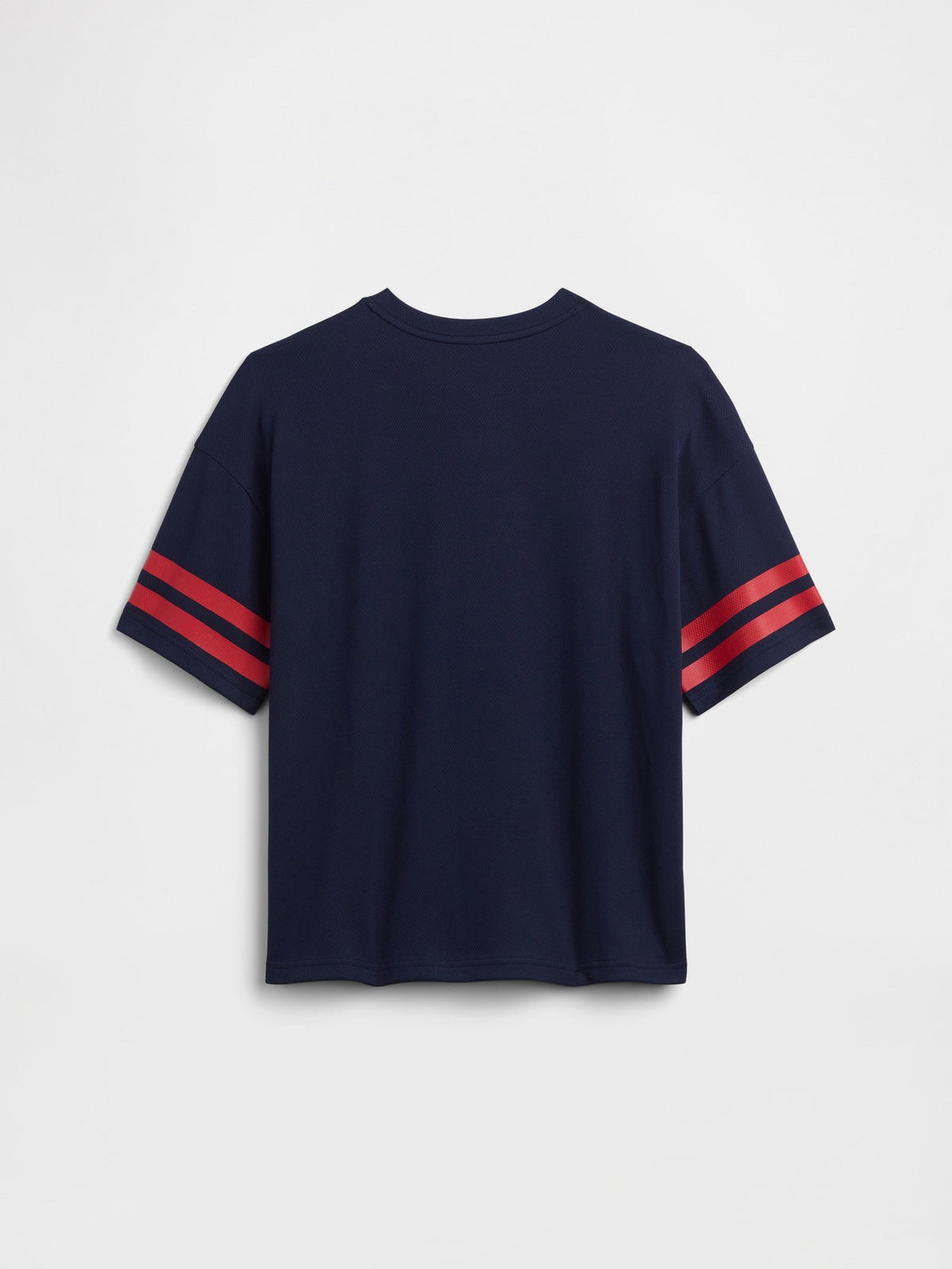 Lacivert Relaxed Mesh Soccer T-shirt
