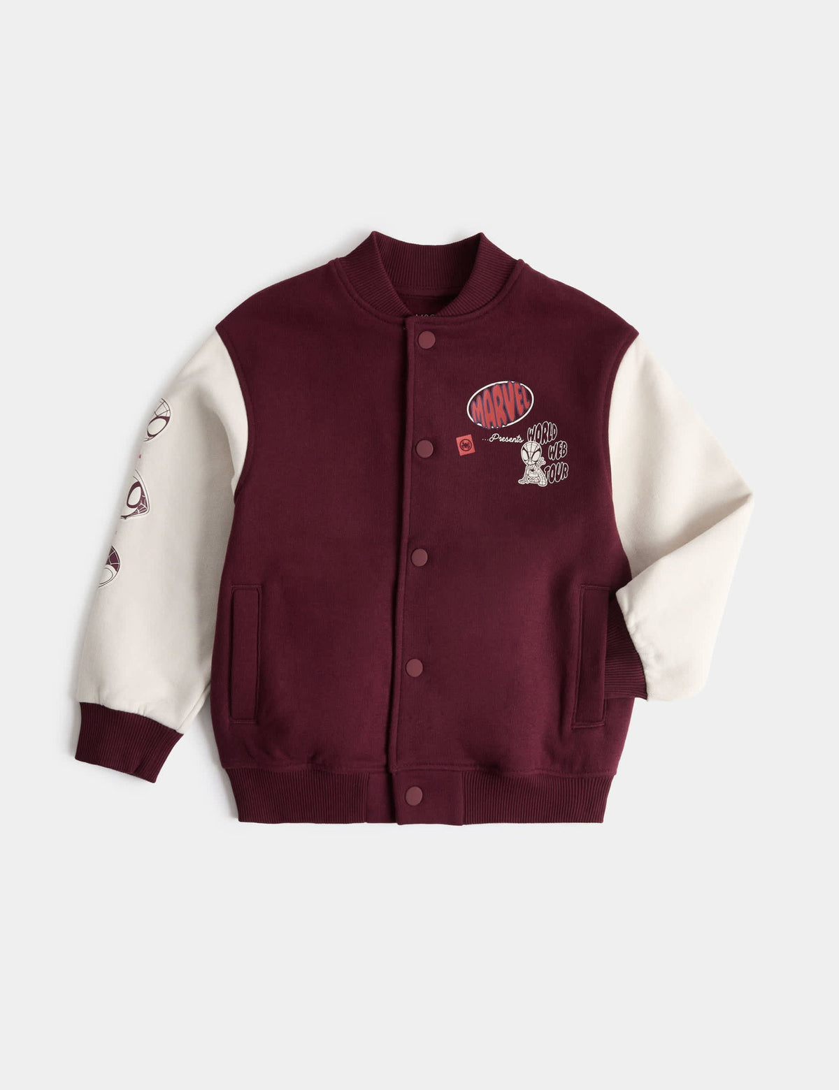 Pamuk Karışımlı Marvel™ Çocuk Bomber Mont