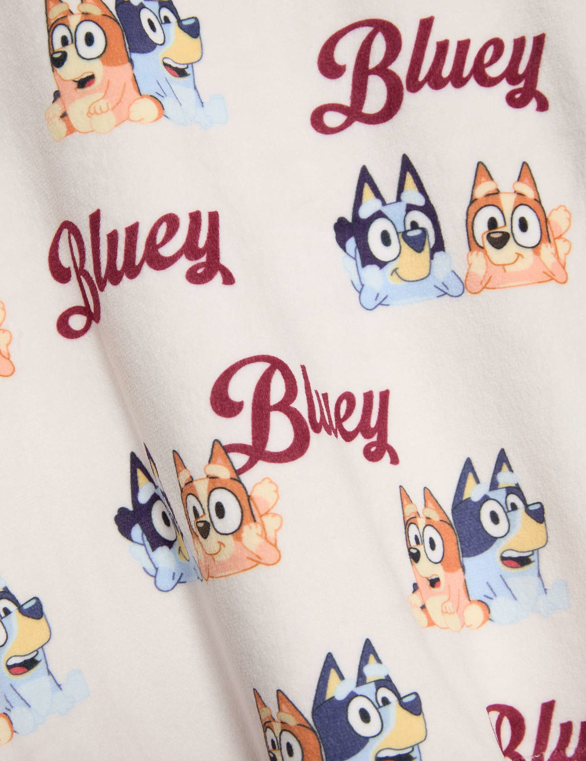 Velour Bluey™ Pijama Takımı (12 Ay – 9 Yaş)