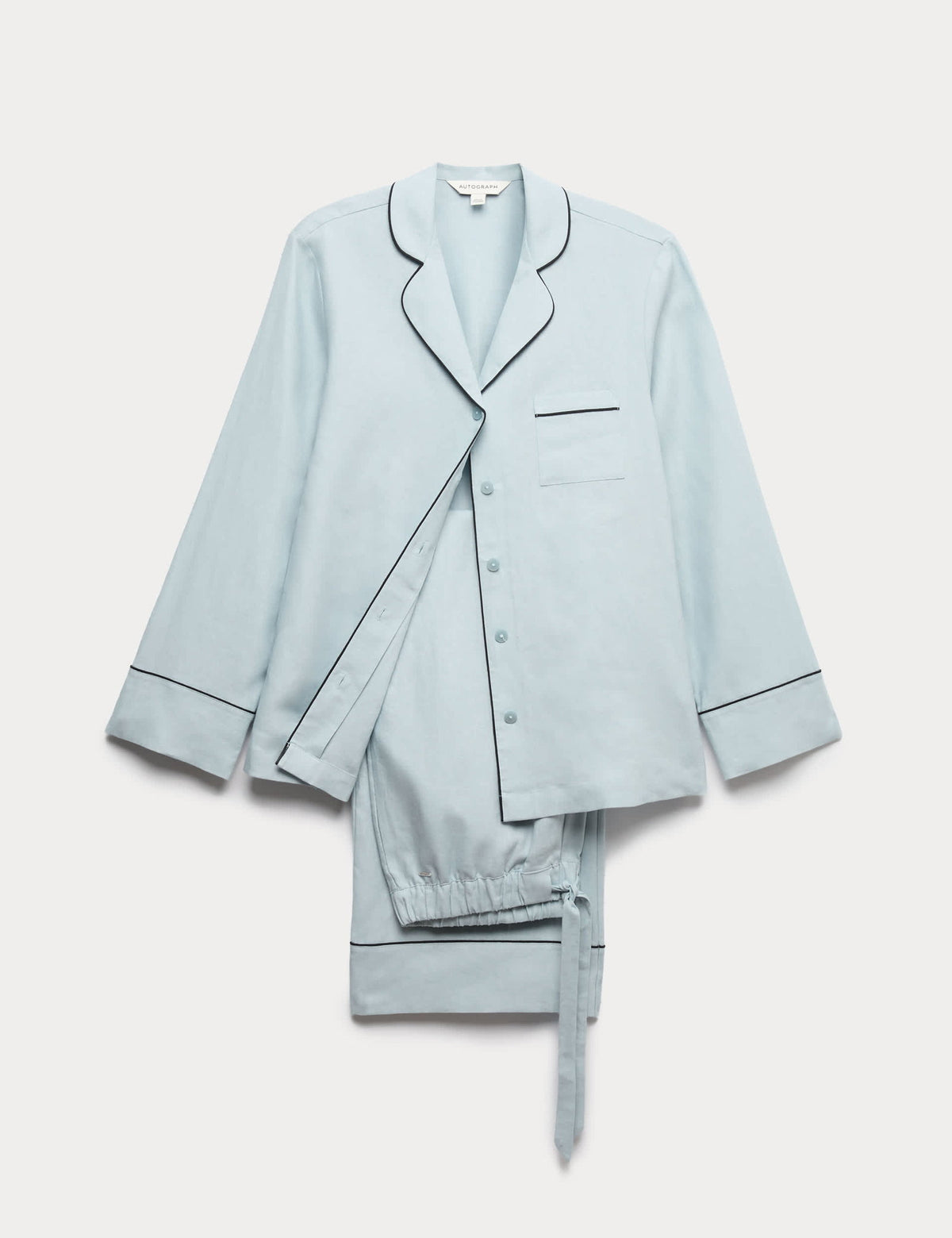 %100 Keten Pijama Takımı
