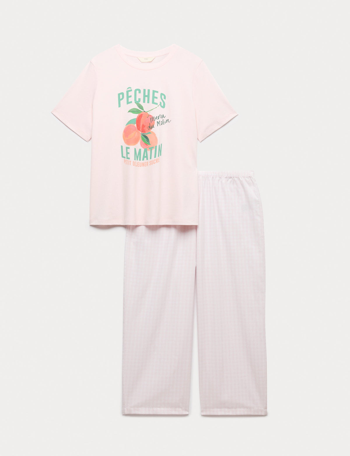 Desenli Pijama Takımı