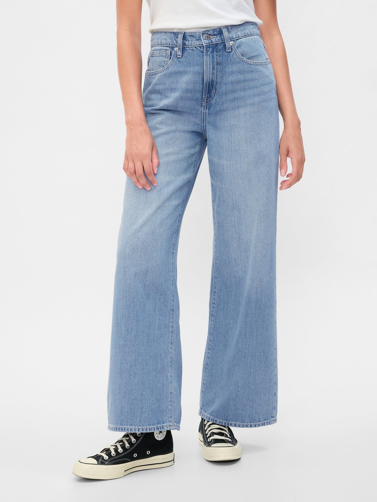 Mavi High Rise Wide Leg Jean Pantolon