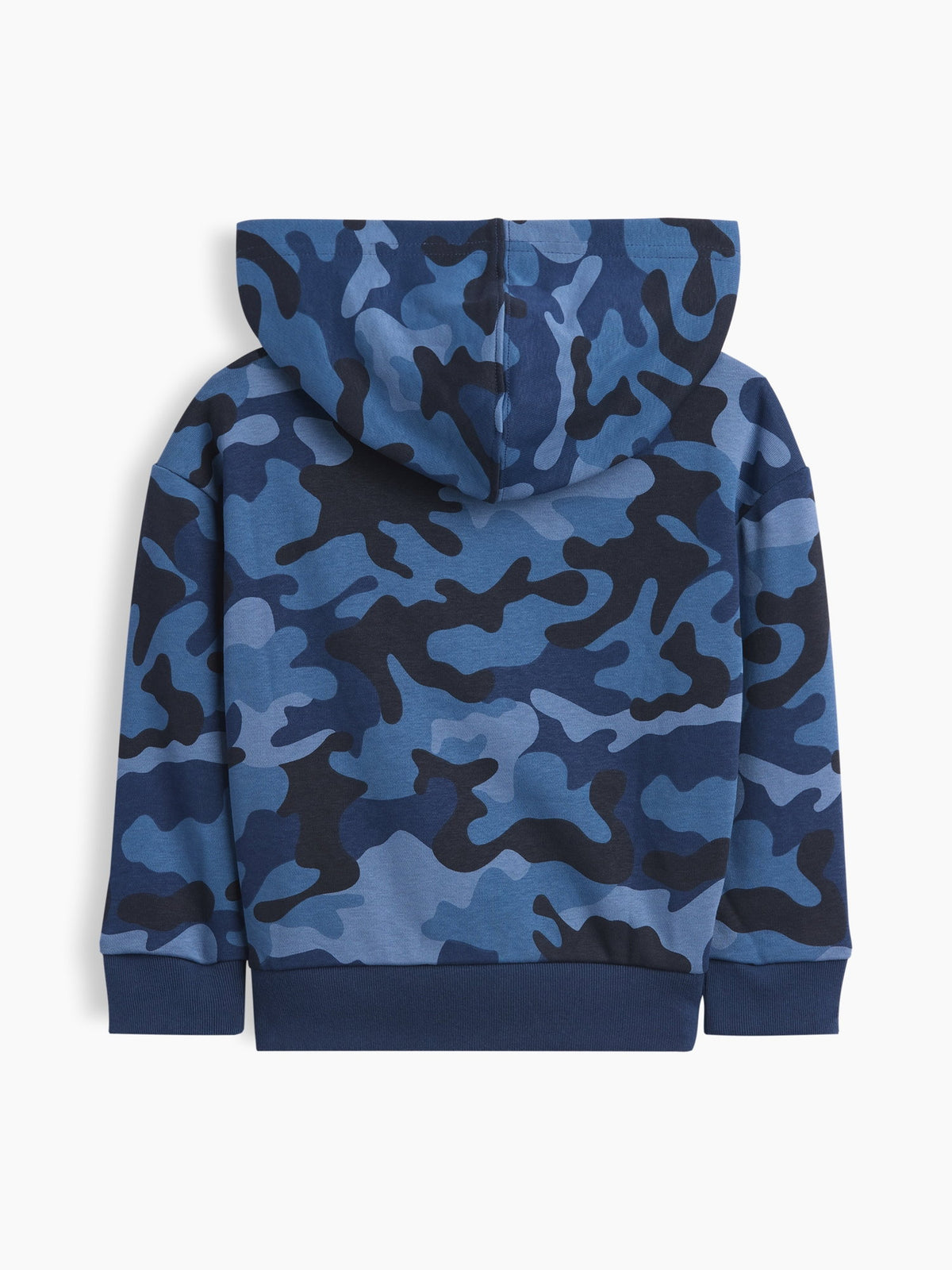Mavi Relaxed Baskılı Logo Fermuarlı Sweatshirt