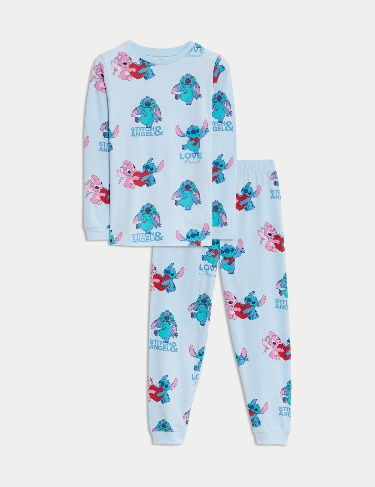 Saf Pamuk Lilo & Stitch™ Pijama Takımı (3-16 Yaş)