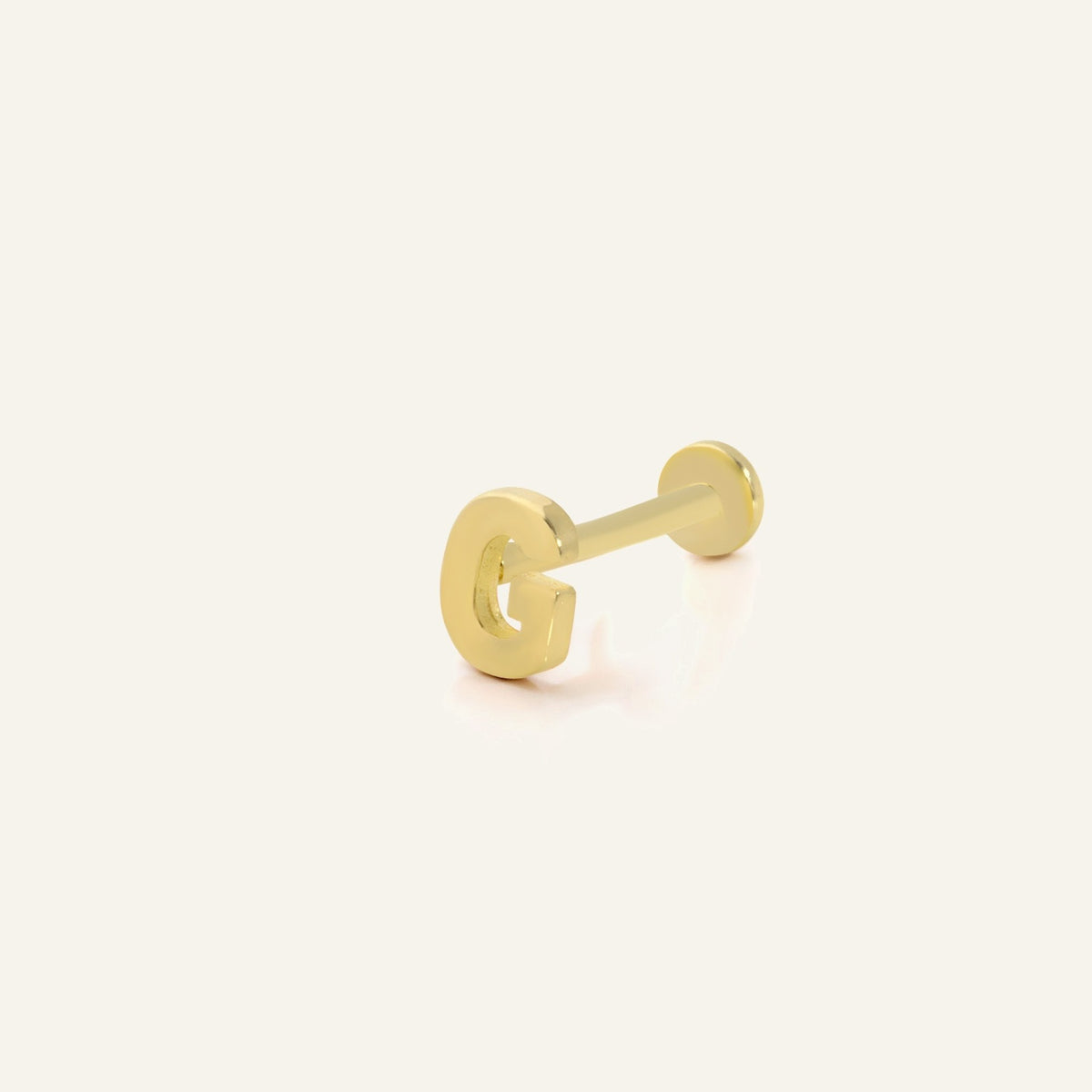G Harf Altın Kulak Piercing