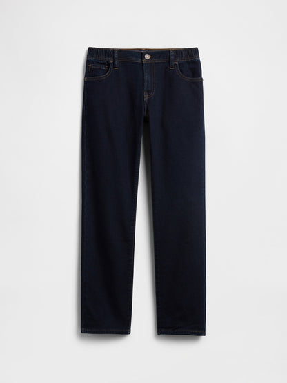 Koyu Mavi Slim Sweatpant Jean Pantolon
