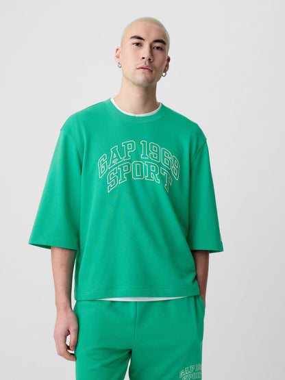 Yeşil Gap Logo Oversized Sweatshirt
