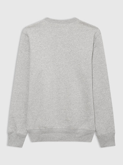 Koyu Gri Gap Logo Bisiklet Yaka Sweatshirt