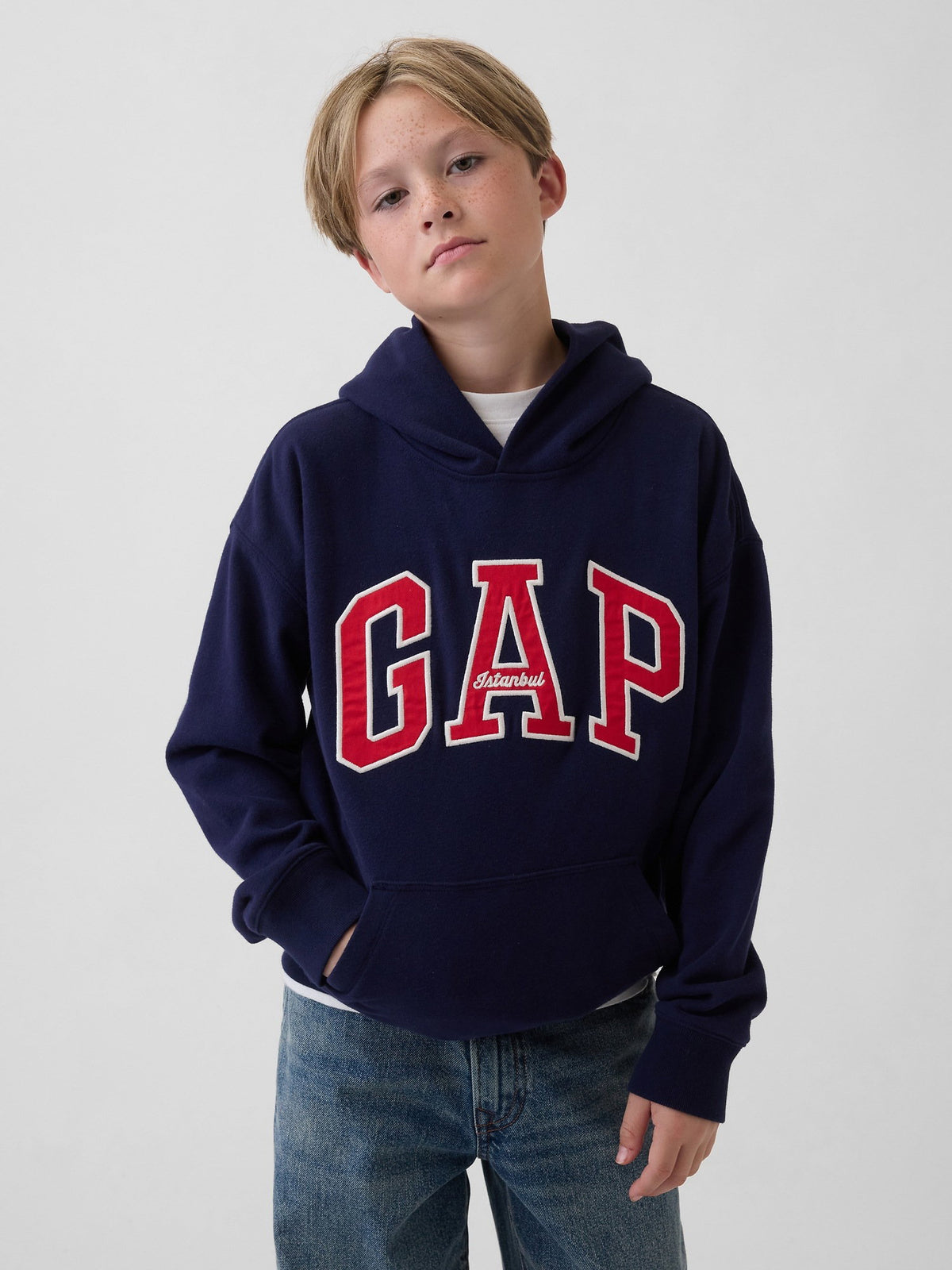 Lacivert Vintagesoft Istanbul Logo Sweatshirt