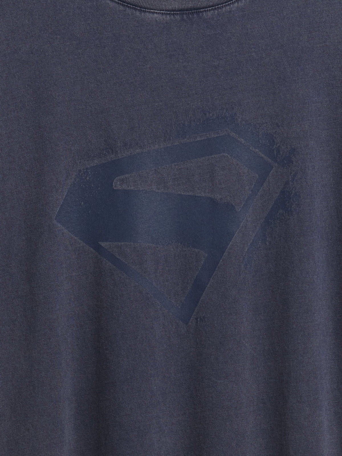 Lacivert Superman Oversized T-shirt
