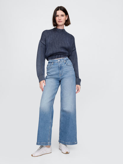 Mavi High Stride Wide-leg Ankle Jean Pantolon
