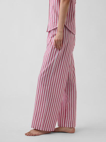 Kırmızı Poplin Pijama Altı