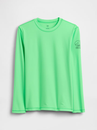 Açık Yeşil Logo Rash Guard Mayo Üst