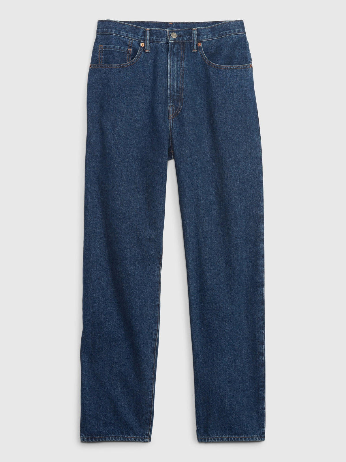 Lacivert Baggy Jean Pantolon