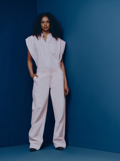 Açık Pembe Gap × Hfr Low Rise Pink Baggy Barrel Jean Pantolon By Nicole Benefield Portfolio