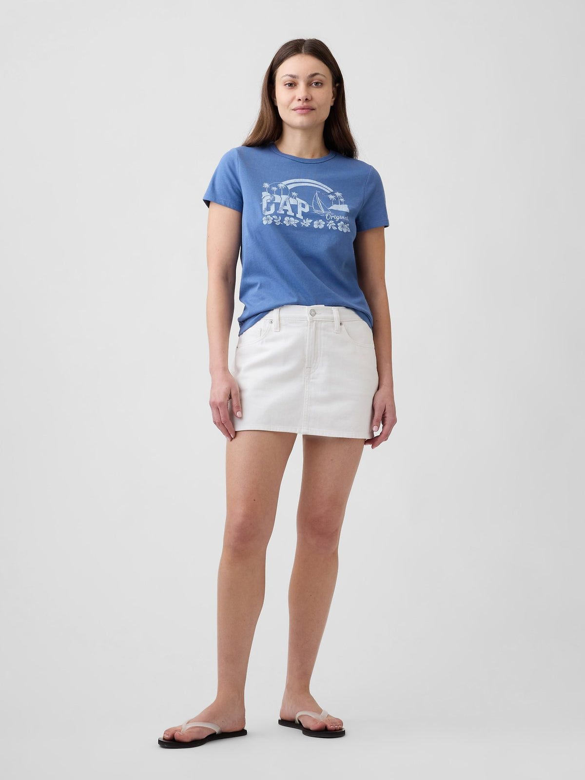 Mavi Favorite Grafik Baskılı T-shirt