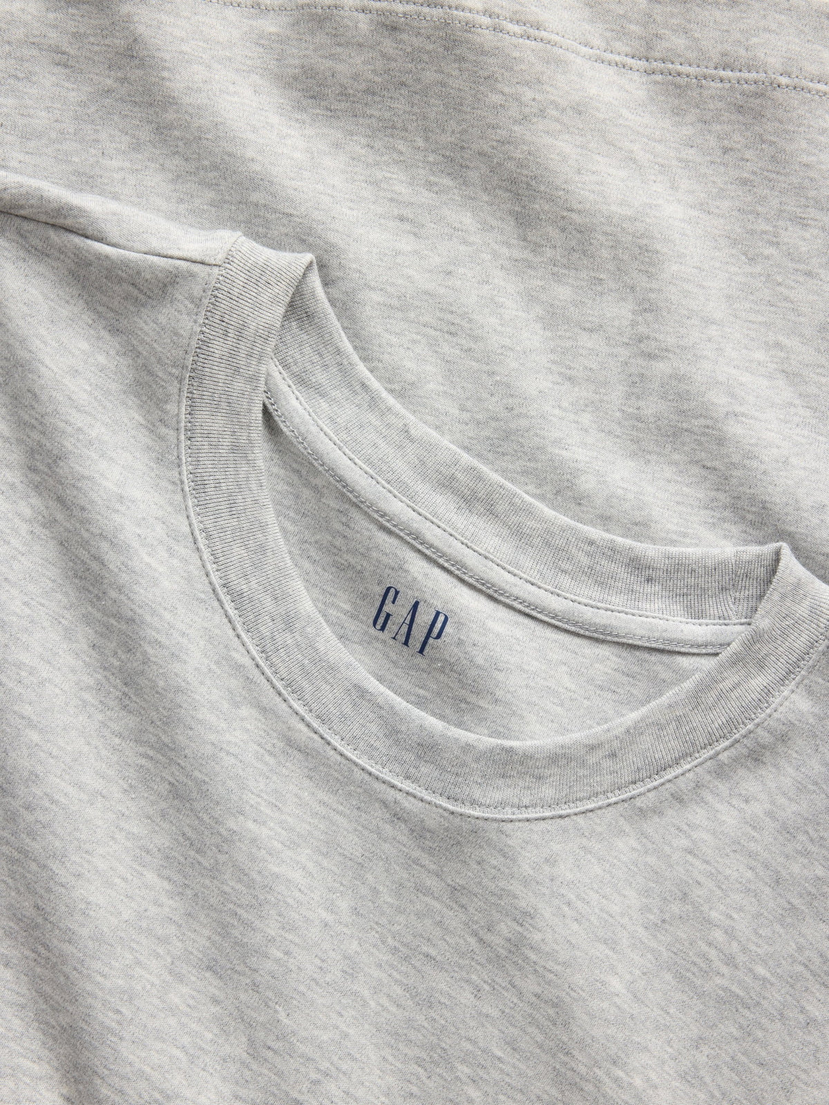 Lacivert Supima® Pamuk Relaxed T-shirt