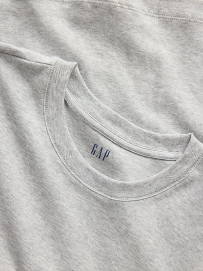 Lacivert Supima® Pamuk Relaxed T-shirt