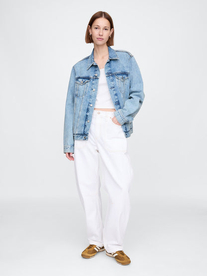 Açık Mavi Classic Icon Denim Ceket