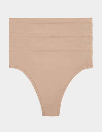 3’lü Flexifit Modal Yüksek Bel Tanga