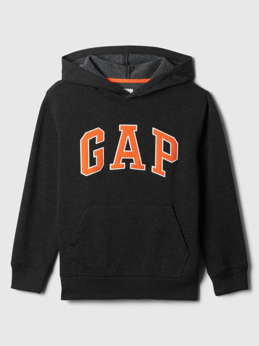 Siyah Gap Logo Fleece Sweatshirt
