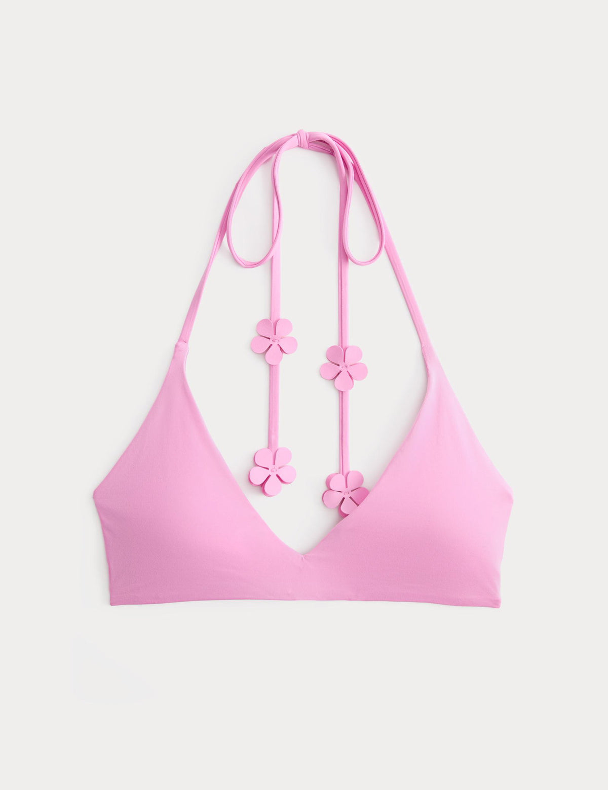 Çiçek Detaylı Bikini Üstü