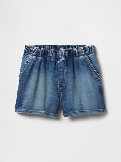 Mavi High Rise Relaxed Pull-on Jean Şort