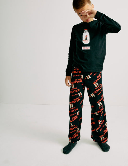Pamuklu Desenli Pijama Takımı