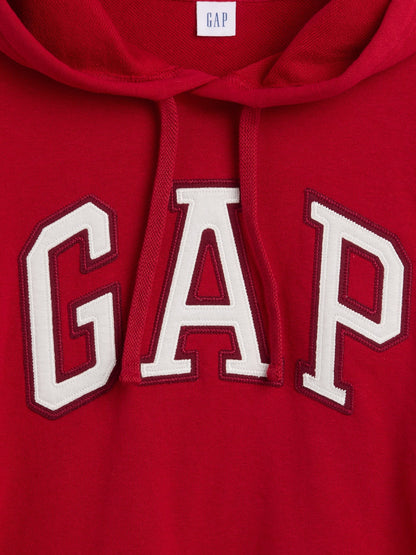 Kırmızı Gap Logo Havlu Kumaş Sweatshirt