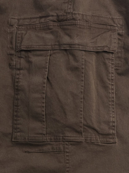 Kahverengi Baggy Kargo Pantolon