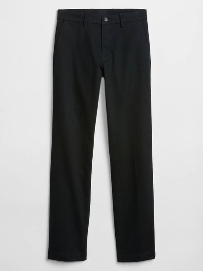 Siyah Gapflex Straight Fit Khaki Pantolon