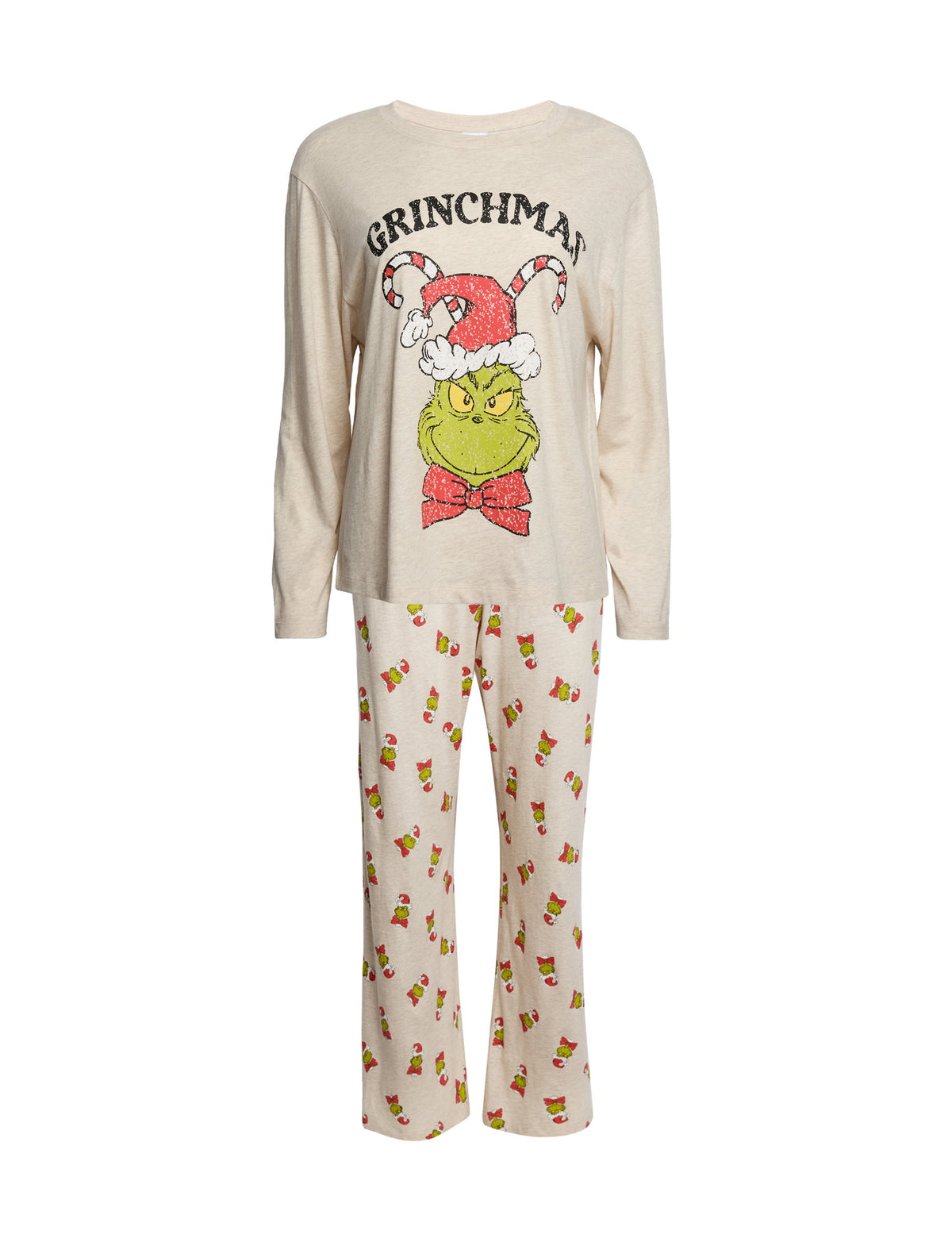 Saf Pamuklu Grinch™ Pijama Takımı